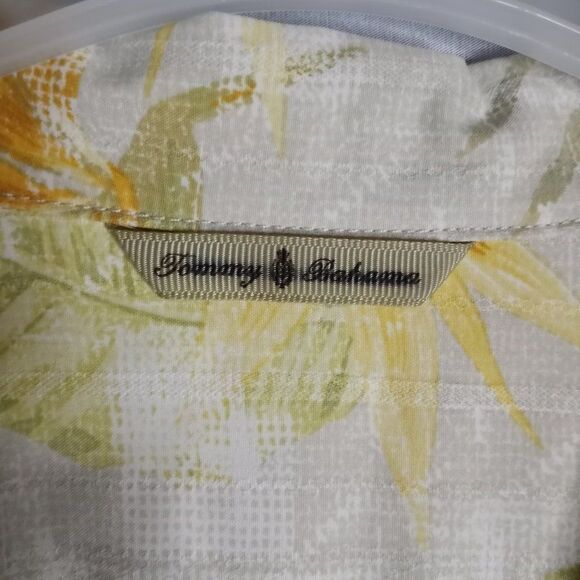 Tommy Bahama Silk Men's Tropical Button Down Short Sleeve Hawaiian Shirt XXL - Picture 7 of 8